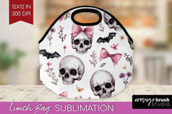 Cute Ghost Lunch Bag - Spooky Halloween Lunch Bug PNG Product Image 1