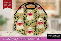 Cute Ghost Lunch Bag - Spooky Halloween Lunch Bug PNG Product Image 1