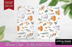 Cute Ghost Phone Case PNG - Spooky Halloween Case PNG Product Image 1