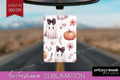 Cute Ghost Air Freshener PNG - Spooky Halloween PNG Product Image 1