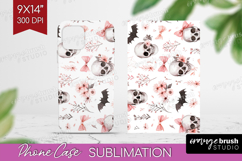 Cute Ghost Phone Case PNG - Spooky Halloween Case PNG Product Image 1