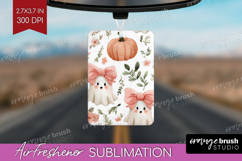 Cute Ghost Air Freshener PNG - Spooky Halloween PNG Product Image 1