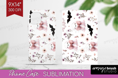Cute Ghost Phone Case PNG - Spooky Halloween Case PNG Product Image 1