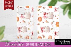 Cute Ghost Phone Case PNG - Spooky Halloween Case PNG Product Image 1