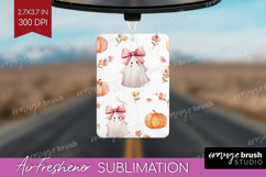 Cute Ghost Air Freshener PNG - Spooky Halloween PNG Product Image 1