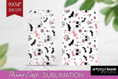 Cute Ghost Phone Case PNG - Spooky Halloween Case PNG Product Image 1