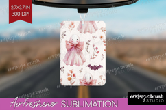 Cute Ghost Air Freshener PNG - Spooky Halloween PNG Product Image 1