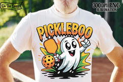 Pickleboo PNG Halloween Pickleball Clipart Sublimation Ghost