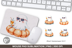Mouse Pad Summerween Ghosts Product Image 1
