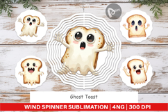 Wind Spinner Ghost Toast Product Image 1