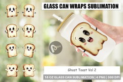 Glass Can Ghost Toast Product Image 1