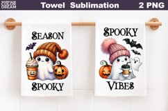 Halloween Towel | Ghost Kitchen Towel Product Image 1