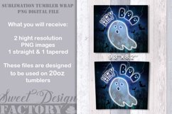 Ghost Skinny Tumbler design, halloween 20 oz tumbler Product Image 2