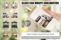 Glass Can Ghost Food Stalls Product Image 1