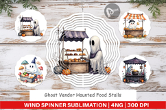 Wind Spinner Ghost Food Stalls Product Image 1