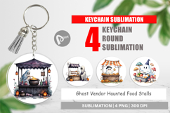 Keychain Ghost Food Stalls Product Image 1