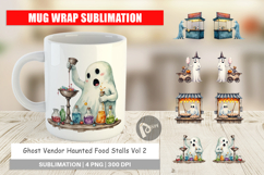 Mug Wrap Ghost Food Stalls Product Image 1