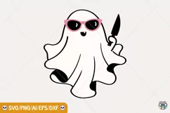Funny Ghost Png, Retro Halloween Png, Halloween Ghost Svg Product Image 2