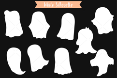 Hand Drawn White Ghost | Halloween Doodles | Cute Phantom Product Image 4