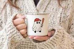Cute Cartoon Ghost Clipart |Halloween PNG SVG Product Image 3