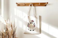 Cute Cartoon Ghost Clipart |Halloween PNG SVG Product Image 2