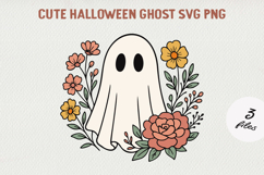 Cute Cartoon Ghost Clipart BUNDLE|Halloween PNG SVG Product Image 16