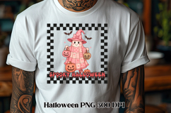 Halloween patchwork ghost pumpkin clipart PNG design Product Image 1