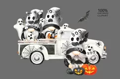 halloween truck png| Ghost Gnomes png |Halloween gnome Product Image 2