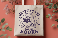 Ghosting You For My Books SVG, Book Lover PNG, Ghost Reader Product Image 3