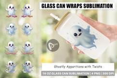 Glass Can Ghostly Apparitions with Twists Product Image 1