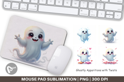 Mouse Pad Ghostly Apparitions with Twists Product Image 1
