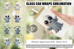 Glass Can Ghostly Apparitions with Twists Product Image 1