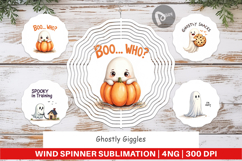 Ghostly Giggles Wind Spinner Product Image 1