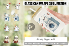 Ghostly Giggles Glass Can Product Image 1