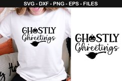 Ghostly greetings - Halloween SVG Design Product Image 1