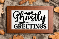 Farmhouse Halloween Sign SVG Bundle | Spooky Halloween Sign Product Image 16