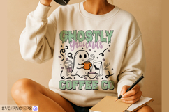 Halloween Coffee Hand-drawn SVG PNG T-shirt Design Product Image 4