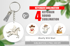 Keychain Watercolor Ghostly Wild West Product Image 1