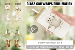 Glass Can Watercolor Ghostly Wild West Product Image 1