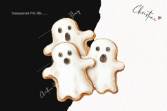 Cozy Halloween Ghost Cookies | Halloween PNG Product Image 2