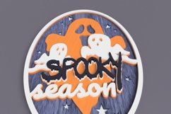 Halloween Laser Cut File - 'Spooky Season' Ghosts In A Frame Product Image 3