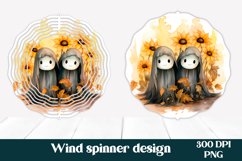 Halloween wind spinner PNG | Wind spinner sublimation Product Image 1