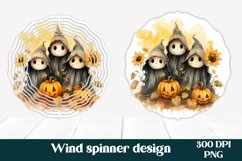 Halloween wind spinner PNG | Wind spinner sublimation Product Image 1