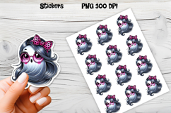Halloween ghost stickers | Printable Halloween stickers Product Image 2