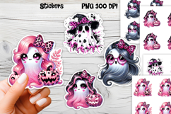 Halloween ghost stickers | Printable Halloween stickers Product Image 1