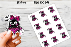 Halloween ghost stickers | Printable Halloween stickers Product Image 1