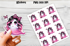 Halloween ghost stickers | Printable Halloween stickers Product Image 4