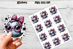 Halloween ghost stickers | Printable Halloween stickers Product Image 1