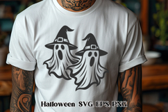 Scary Halloween ghost SVG design | Halloween SVG Product Image 1