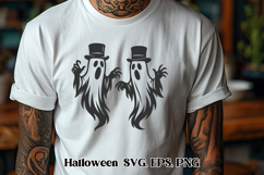 Scary Halloween ghost SVG design | Halloween SVG Product Image 1